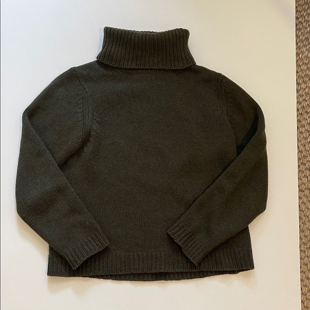 ba&sh Dark Green Turtleneck Sweater